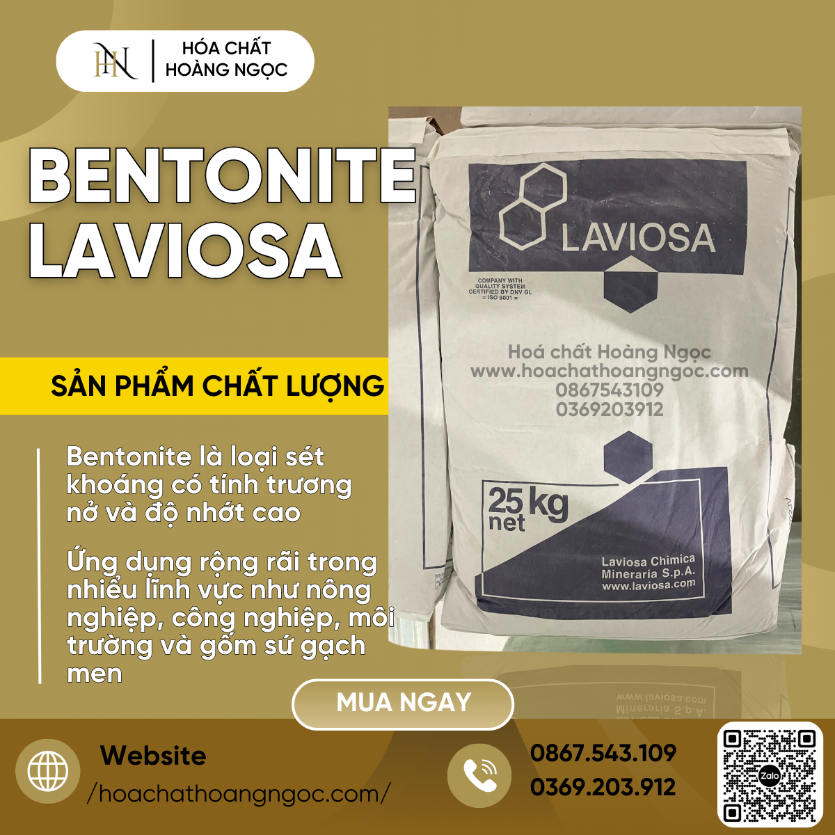 BENTONITE LAVIOSA
