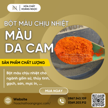 BỘT MÀU DA CAM CHỊU NHIỆT M1179