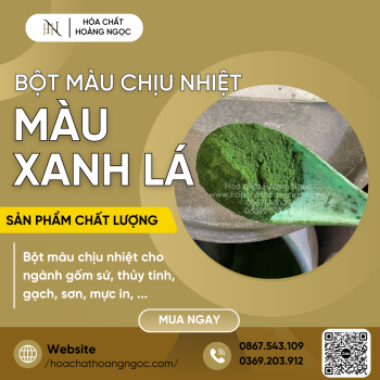BỘT MÀU XANH LÁ CHỊU NHIỆT M682